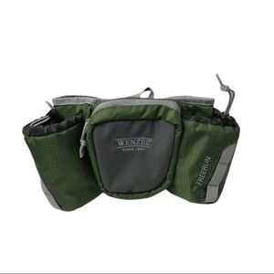 Wenzel Freerun 2 Bottle Waist Pack , green / grey Nwot